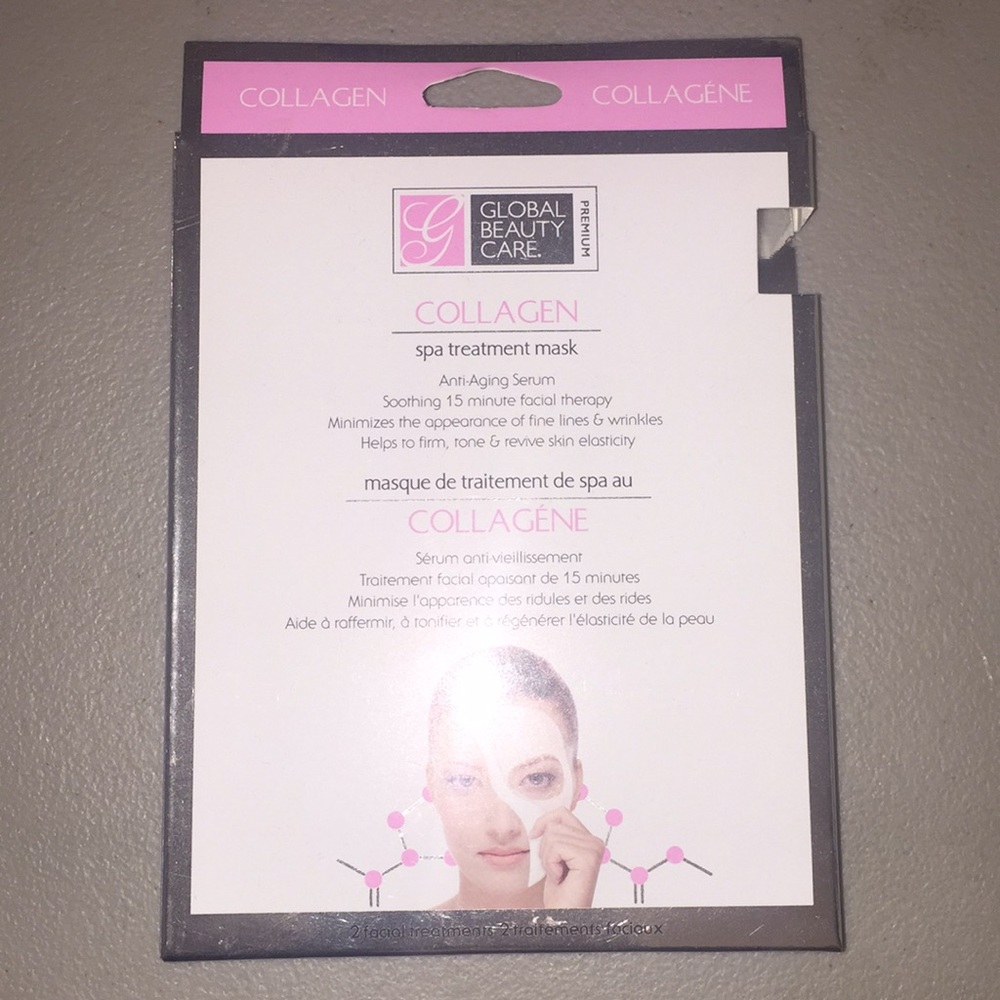 Collagen spa treatment mask